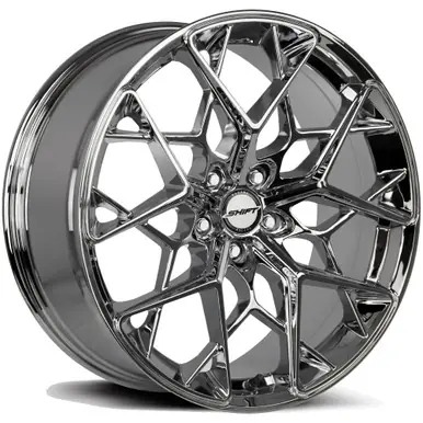 Buy Today Shift H35 Piston 20x8.5 5x4.5" +35mm Chrome Wheel Rim 20" Inch H35051435