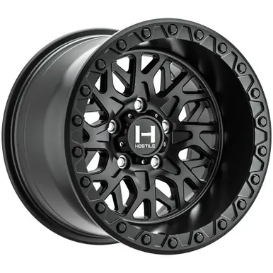Secure Checkout Hostile UTV H133 Glamis 15x10 5x4.5" +0mm Satin Black Wheel Rim 15" Inch H133-1510511454A