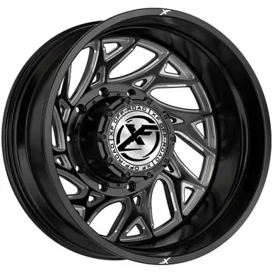 Today Only XF Off-Road XF-229 Dually Rear 26x8.25 10x225 Black/Milled Wheel Rim 26" Inch 229O268265-227GBM