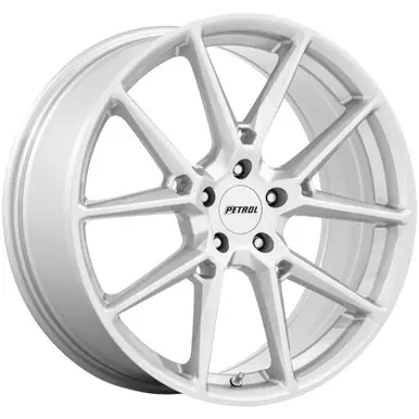 Petrol PE002 P1E 17x8 5x4.5" +40mm Silver Wheel Rim 17" Inch PE002SX17801240 Discount