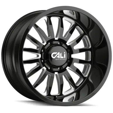 Buy Today Cali Off-Road 9110 Summit 22x10 8x180 +0mm Black/Milled Wheel Rim 22" Inch 9110-22178BM
