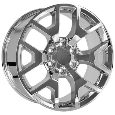 OE Wheels CV92 22x9 6x5.5" +31mm Chrome Wheel Rim 22" Inch CV92-22090-6550-31C Hassle-Free Returns