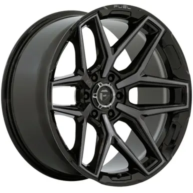 Luxury Fuel D854 Flux 18x9 6x4.5" +20mm Black/Tint Wheel Rim 18" Inch FC854BT18906420