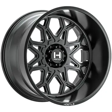 Hostile H132 Anvil 20x10 6x5.5" -19mm Satin Black Wheel Rim 20" Inch H132-2010655047BB Grab Now