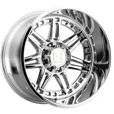 Hostile H124 Lunatic 22x10 6x5.5" -25mm Chrome Wheel Rim 22" Inch H124-2210655045C Direct From Factory