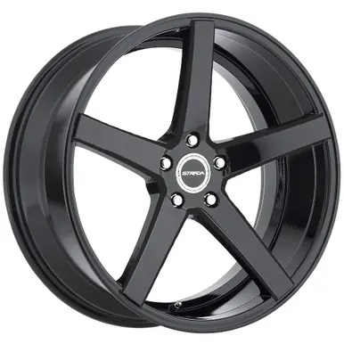 Strada S35 Perfetto 18x8 5x120 +40mm Gloss Black Wheel Rim 18" Inch S35852040GB Money Back Guarantee