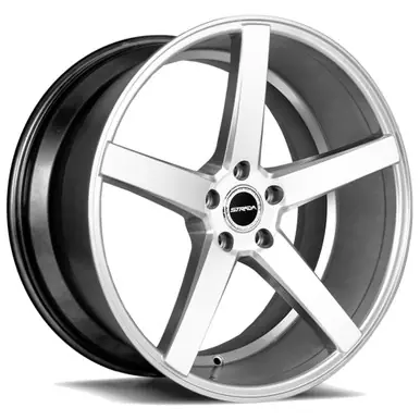 Strada S35 Perfetto 20x8.5 5x4.5" +35mm Silver Wheel Rim 20" Inch S35051435SM Best Choice
