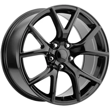 Best Price Replica FR75 Trackhawk 20x9 5x5" +35mm Gloss Black Wheel Rim 20" Inch 75090355002