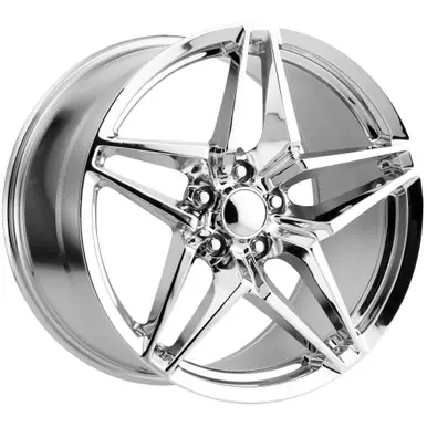 Warranty Included Factory Reproductions FR29 C7 ZR1 18x8.5 5x4.75" +56mm Chrome Wheel Rim 18" Inch 29885563401