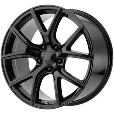 Replica PR181 Track Hawk 20x10 5x5" +50mm Gloss Black Wheel Rim 20" Inch 181GB-217350 Hot Deal