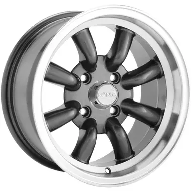 Free Shipping Konig Rewind 15x7 4x4.5" +0mm Gunmetal Wheel Rim 15" Inch RW75114006