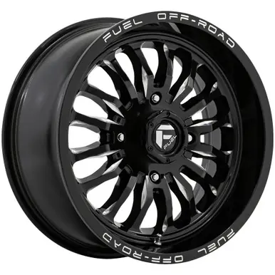 Fuel UTV D821 Arc 22x7 4x156 +13mm Black/Milled Wheel Rim 22" Inch D8212270A544 Hot Picks