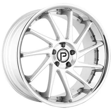 Pinnacle P216 Epic 20x8.5 5x120 +35mm Silver/SSL Wheel Rim 20" Inch P21620855120-35SMMLS Hassle-Free Returns