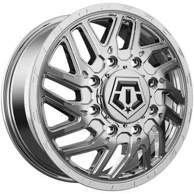 Best Choice TIS 544C Dually Front 20x8.25 8x210 +127mm Chrome Wheel Rim 20" Inch 544C-28299F