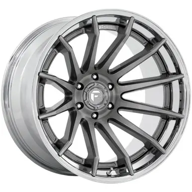 Price Cut Fuel Fusion Forged FC403 Burn 20x9 6x5.5" +1mm Platinum/Chrome Wheel Rim 20 Inch FC403AP20906801