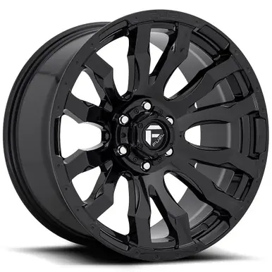 Fuel D675 Blitz 20x10 8x6.5" -18mm Gloss Black Wheel Rim 20" Inch D67520008247 Certified