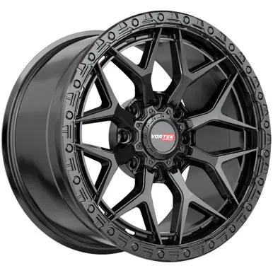Budget Vortek VRT-603 20x9.5 8x170 +18mm Satin Black Wheel Rim 20" Inch 60320955918SB