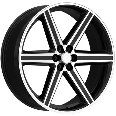 Exclusive Offer Strada Replicas R148 IROC 22x9.5 6x5.5" +13mm Black/Machined Wheel Rim 22" Inch R148-263913GBM