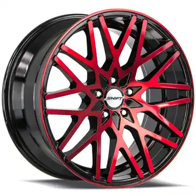 Low Price Shift H32 Formula 20x8.5 5x4.5" +35mm Black/Red Wheel Rim 20" Inch H32051435GBMR
