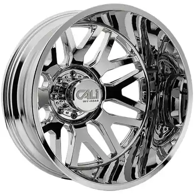Cali Off-Road 9115D Invader Dually Rear 22x8.25 8x6.5" Chrome Wheel Rim 22" Inch 9115D-22881CR192 Money Back Guarantee