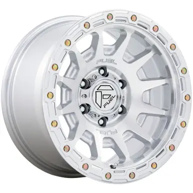 Fuel FC884 Fortress 17x8.5 6x5.5" +0mm Silver Wheel Rim 17" Inch FC884SD17856800 Big Sale