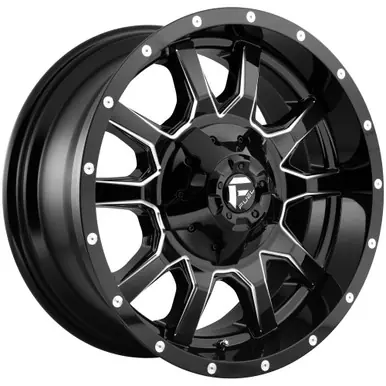 Super Sale Fuel D627 Vandal 20x9 5x5.5"/5x150 +1mm Black/Milled Wheel Rim 20" Inch D62720907050