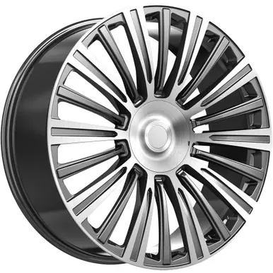 Premium OE Revolution CAD-35 24x10 6x5.5" +31mm Gunmetal Wheel Rim 24" Inch CAD35-24105031GMM