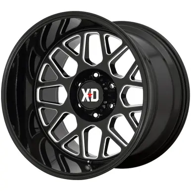 Affordable XD Series XD849 Grenade 2 20x10 8x6.5" -18mm Black/Milled Wheel Rim 20" Inch XD84921080318N
