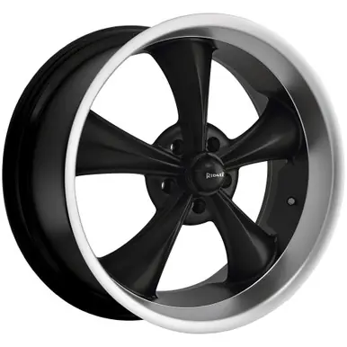 Ridler 695 17x8 5x4.5" +0mm Matte Black Wheel Rim 17" Inch 695-7865MB Super Sale