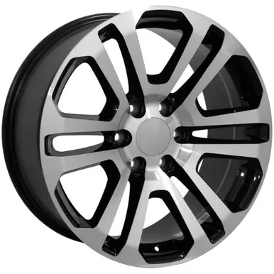 Hot Deal OE Wheels CV99 20x9 6x5.5" +31mm Black/Machined Wheel Rim 20" Inch CV99-20090-6550-31MB