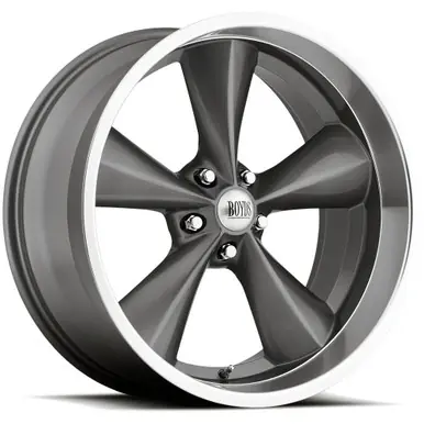 Top Rated Boyd Coddington BC1 Junkyard Dog 17x7 5x4.75" +0mm Gunmetal Wheel Rim 17" Inch BC1-776140G