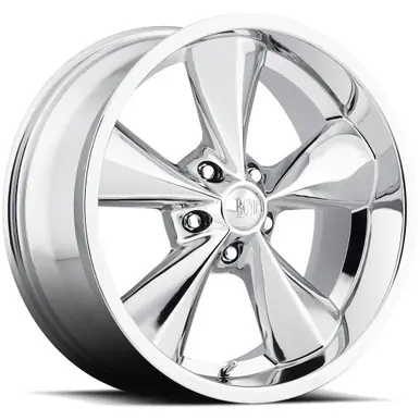 One Day Deal Boyd Coddington BC1 Junkyard Dog 18x7 5x4.75" +0mm Chrome Wheel Rim 18" Inch BC1-876140C