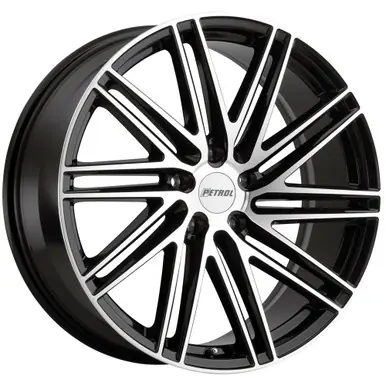 Editor’s Pick Petrol P1C 18x8 5x110 +40mm Black/Machined Wheel Rim 18" Inch 1880P1C405110F72
