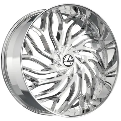Azara AZA-537 18x8 5x100/5x4.5" +35mm Nano Chrome Wheel Rim 18" Inch AZA-5371882335NC Premium