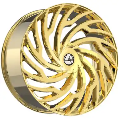 In Demand Azara AZA-536 18x8 5x112/5x4.5" +35mm Nano Gold Wheel Rim 18" Inch AZA-5361883635NG