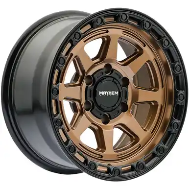 Direct From Factory Mayhem 8306 Ridgeline 17x8.5 6x5.5" -6mm Bronze Wheel Rim 17" Inch 8306-7883BZ