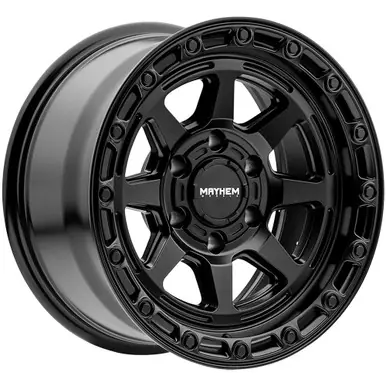 Mayhem 8306 Ridgeline 17x8.5 5x5" -6mm Satin Black Wheel Rim 17" Inch 8306-7873MB Top Rated
