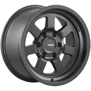 Genuine Konig HT2 17x9 5x5" -12mm Matte Black Wheel Rim 17" Inch H2975127N125