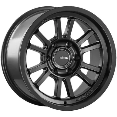 Exclusive Offer Konig HT1 18x9 5x5" +0mm Matte Black Wheel Rim 18" Inch H1985127005
