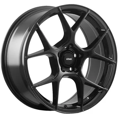 Price Drop Konig Diverge 19x8.5 5x4.5" +43mm Gloss Black Wheel Rim 19" Inch DG89514435