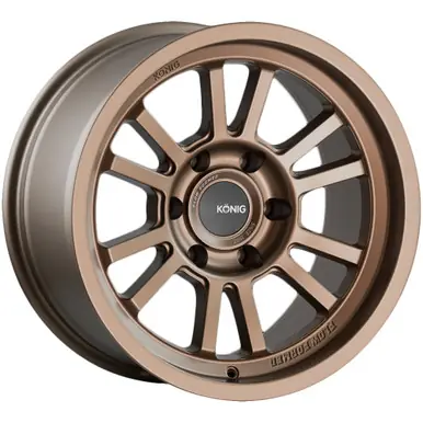 Fresh Stock Konig HT1 17x8.5 6x5.5" -6mm Bronze Wheel Rim 17" Inch H1876139N68