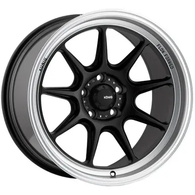 Viral Konig Countergram 15x9 4x100 +35mm Matte Black Wheel Rim 15" Inch CT95100355