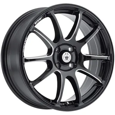 Konig Illusion 17x7 4x100 +40mm Black/Milled Wheel Rim 17" Inch IL77100405 Save Now