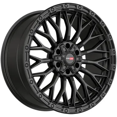 Certified Vortek VRT-607 18x9 5x5"/5x5.5" +0mm Matte Black Wheel Rim 18" Inch 607189430MB
