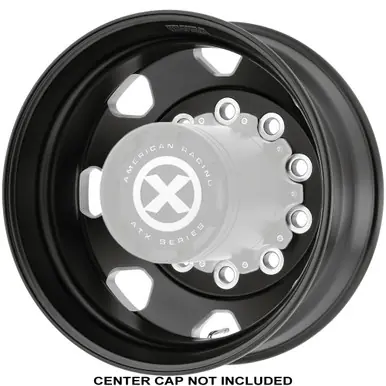Grab Now ATX AO401 Octane Dually Rear 22.5x8.25 10x285.75 Black/Milled Wheel Rim 22" Inch AO40122510902