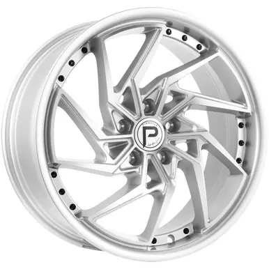 Holiday Sale Pinnacle P326 Stinger 20x8.5 5x4.5" +35mm Silver Wheel Rim 20" Inch P326205545-35SMF