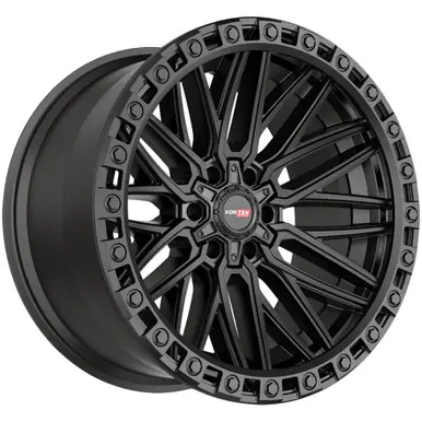 Premium Vortek VRT-608 18x9 5x5"/5x5.5" -12mm Matte Black Wheel Rim 18" Inch 60818943-12MB