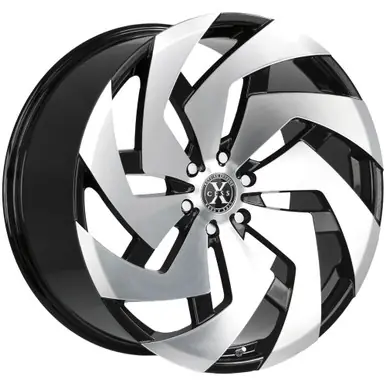 Xcess X04 22x9 6x5.5" +24mm Black/Machined Wheel Rim 22" Inch X04263924GBM Place Order