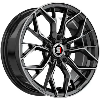 Fan Favorite Spec-1 SP-76 16x6.5 4x100/4x4.5" +20mm Black/Machined Wheel Rim 16" Inch SP-761665920BM