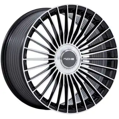 Bulk Order Niche NC282 Serene 22x9 5x108/5x4.5" +38mm Black/Machined Wheel Rim 22" Inch NC282BD22900138